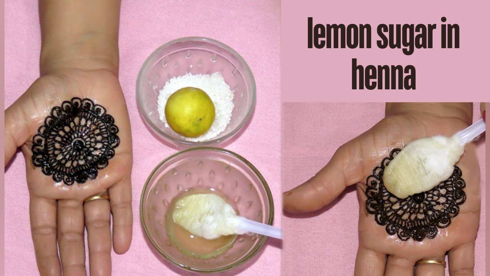 lemon sugar in henna